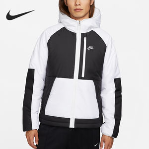 
Nike/Nike Genuine 2025 Winter Men's Hooded Spliced Warm Cotton Clothes DD6858-100