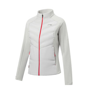 
Li Ning genuine professional running series women's reflective professional sports training slim stand collar cotton jacket AJMW064