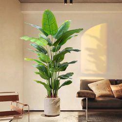 Bird of Paradise Artificial Green Plant High-End Light Luxury Bionic Flower Living Room Large Indoor Potted Plant Decoration Tree Fake Plant