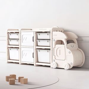 Children's toys receiving cabinet living room Live -back drawer super large -capacity classification multi -layer rack baby storage cabinet
