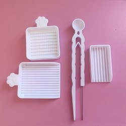 Bean Pen 2.6mm Auxiliary Tool Bean Bead Material Kit Full Set Handmade DIY Bean Needle with Handle Bean Shaper