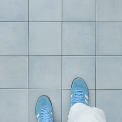Medieval-Style Retro Blue Checkered Cream-Style Small Tiles for Kitchen, Cafe, Restaurant, Bathroom, Bakery Tiles