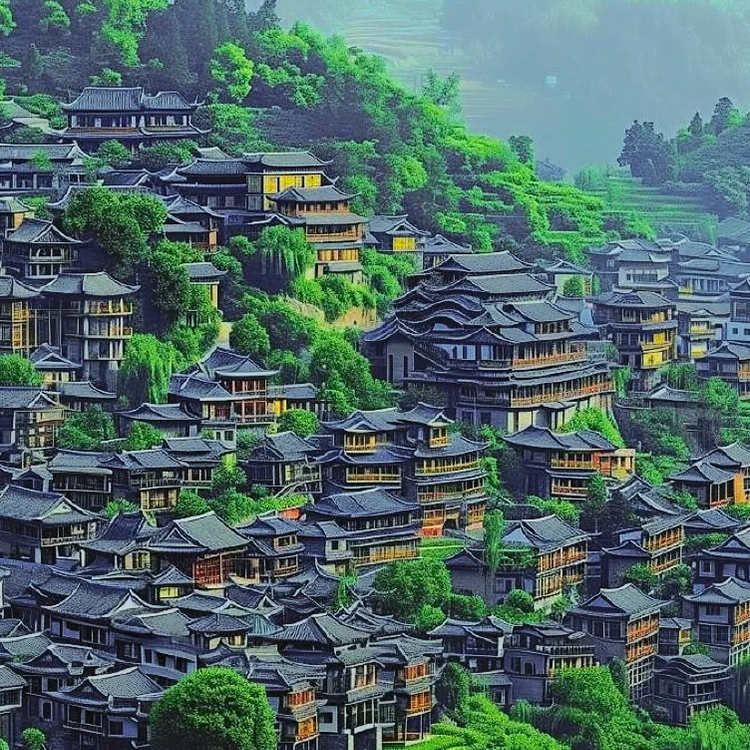 贵州旅游2-6人团3日游肇兴黄岗侗寨岜沙苗寨堂安梯田 从江接B线