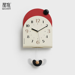 Wozoom No-Drill Simple Modern Living Room 2025 New Model Wall Clock for Home Use, Can Be Hung or Placed on a Table