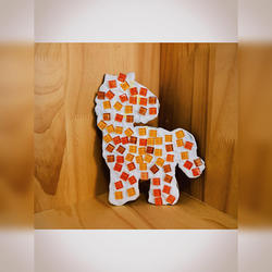 Kindergarten Creative Crystal-Themed New Year Mosaic Handmade Pony Decorative Ornaments Mosaic Stone Ornaments