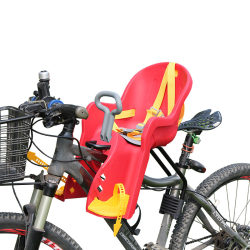 Folding electric mountain bike child safety front B seat baby baby ride plastic quick release