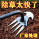Special tools for weeding, hoeing rake, loose soil and pulling weeds, shovel, multi-functional weed remover to dig up wild vegetables by the roots