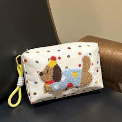 Cosmetic Bag Large Capacity Women's Portable 2025 New Style Skin Care Product Storage Travel Toiletry Bag Cosmetic Bag Kjj