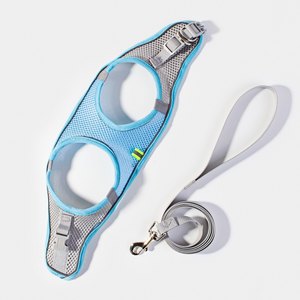 Pet traction rope reflective ventilation vest chest hug baby bag dog rope cat chest back to walk dog products
