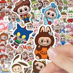 160 Cartoon Cute Labubu Stickers for Decorating Planners, Phones, Notebooks, Waterproof Luggage Stickers