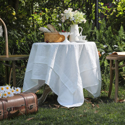 Lace tablecloth, American pastoral table decoration cloth, high-end coffee table cloth, Nordic style French tablecloth