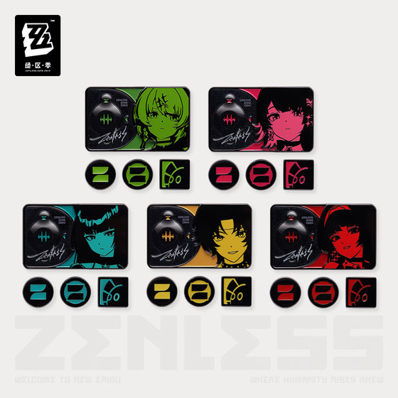 
[Zero Zero Official] Garden Yingeng Series Metal Badge Set