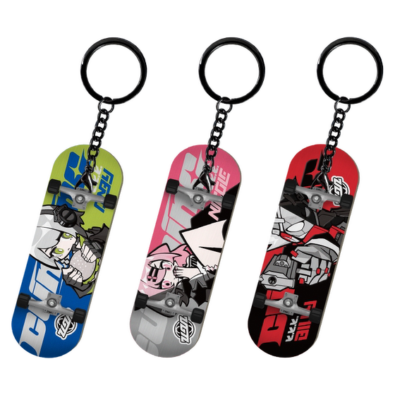 [Zero Zero official] Lidu series Q version fingertips skateboard pendant cunning rabbit house
