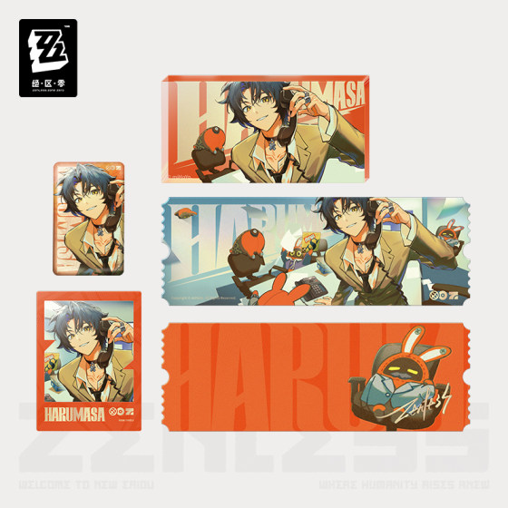 
[Zero of the absolute area] FM image series Asaha Yuma badge/acrylic ornaments/laser ticket set set