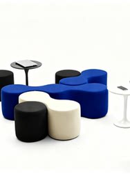 Creative special-shaped combination sofa stool simple casual special-shaped clothing store rest area training institution kindergarten low stool