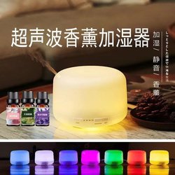 Ultrasonic Aroma Diffuser for Bedroom, 500ml Humidifier, Automatic Fragrance Sprayer, USB Essential Oil Aroma Lamp, Home Silent Spray Electric Incense Burner, Office Desktop Air Atomizer, Unprinted Aroma Diffuser, Hydrating