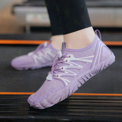 Indoor Fitness Shoes for Men and Women, Jump Rope Shoes, Silent Soft-Soled Aerobic Exercise Shoes, Non-Slip Home Exercise Treadmill Shoes