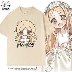 Identity V Little Girl Merchandise Short-Sleeve T-Shirt Summer Loose Half-Sleeve Unisex Anime Clothing for Students