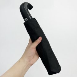 Diniya Order! Fully Automatic 70% off Umbrella, Plain Black Nine-Bone Stainless Steel Non-Wet Umbrella, Adult Weatherproof Umbrella