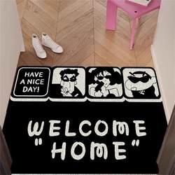25 New Cartoon Crayon Shin-Chan Entrance Door Mats, Wire Loop Wear-Resistant Foot Mats, Dirt-Scraping and Mud-Removing Entrance Door Mats