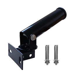 Barbell Bar, Olympic Bar, Wall-Mounted Barrel Rack, Landmine Rack, Core Strength Back Muscle Trainer, Fitness Accessories