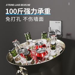 No punching stainless steel hook strong adhesive kitchen nail-free towel wall hanger bathroom toilet adhesive hook