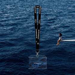 Airbemine Transparent Hard-Shell Badge Holder Card Case Id Card Holder Work Badge Airport Work Permit Business Card Holder