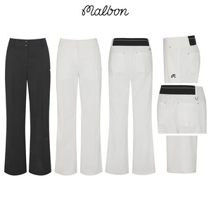 
26 Summer Korean MALBON Golf Pants Women's Sports and Leisure Micro-Elastic Pants Straight-Leg Lightweight Quick-Drying Pants