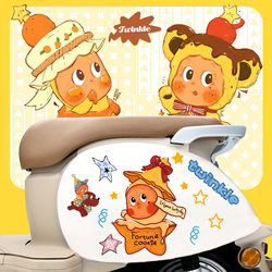 Electric Car Stickers, Personalized Creative Doll Car Stickers, Cute Cartoon Series, Body Scratch Cover and Beautification Stickers