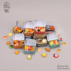 Cute Food Toy Model, Super Miniature Bread, Cake, Dessert, Snacks, Realistic Food Play, Pretend Play Small Items, Toys