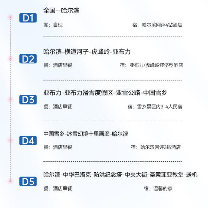 【8人精品小团】哈尔滨亚布力雪乡6天5晚跟团游滑雪保住雪乡旅拍