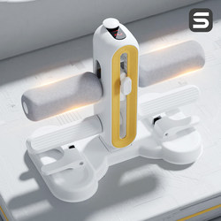 Yoga Sit-Up Assistive Device for Home Slimming Belly and Abdominal Curling Household Suction Cup Abdominal Machine for Men and Women Double Suction Cup