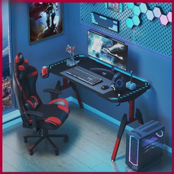 E-Sports Table Desktop Computer Table Home Bedroom Mat Office Desk Desk Rgb Atmosphere Light Game Competition Table