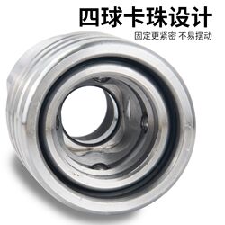 Water drill bit quick release joint reverse buckle quick release anti-lock joint water drill drilling machine special quick release assembly head