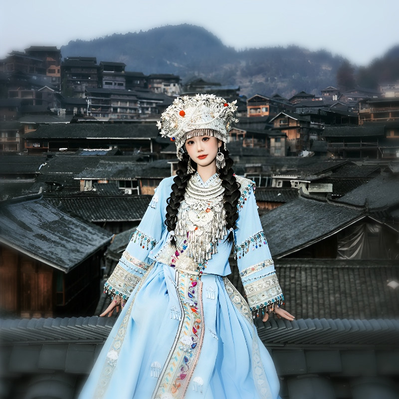 私家团贵州旅游纯玩6天5晚黄果树西江苗寨小七孔万峰林非遗体验