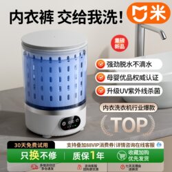 Underwear Washing Machine, Wireless, Portable, Mini, Integrated Washing and Drying, Fully Automatic Sock Washing Machine, Special Small Cleaning Device