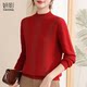 Yanying Mama 100% sheep wool sweater 2025 new warm sweater