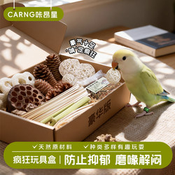 Kangxing Chewing Toy Box Plus Self-Entertainment Teething Resistant Chewable Toy for Parrots to Relieve Boredom and Vent