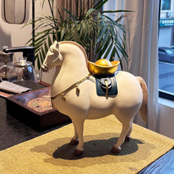 Immediately Bring Wealth and Prosperity, Decorative Items for Attracting Wealth, Suitable for Living Room, Wine Cabinet, Light Luxury, High-End Office, Entrance Decoration, Housewarming and Opening Gifts