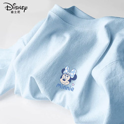 Disney Girls' Short-Sleeved T-Shirt 2026 New Summer Style Little Girl's Stylish Top Pure Cotton Summer Kidsren's Clothing