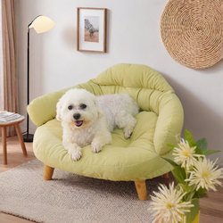 Pet Cat and Dog Bed, Winter Warm Cat and Dog Sofa, Removable and Washable, Suitable for All Seasons, Elevated Cat and Dog Bed for Small and Medium-Sized Dogs