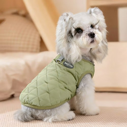 Pet Dog Clothes Winter Thickened Clothing for Bichon Frise and Schnauzer, New Warm Winter Cotton Jacket for Small Dogs