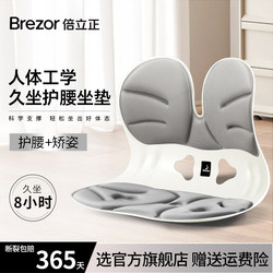 Beilizheng Waist Support Cushion, Long-Term Sitting Waist Protection Artifact, Office Ergonomic Posture Chair with Integrated Backrest and Lumbar Support Cushion