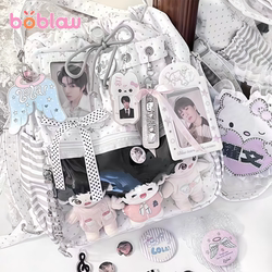 Polka Dot Backpack for Women, Large Capacity, Daily Commute, Cute Junior High School Student School Bag, Baby Bag, Single Shoulder Small Card Crossbody Bag