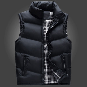 
Men's jacket, thickened down cotton vest, autumn and winter horse clip, large size vest, sleeveless cotton coat, Korean style trendy shoulder