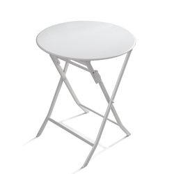 Outdoor balcony waterproof small apartment round table household round table outdoor cafe milk tea dining table folding table and chairs