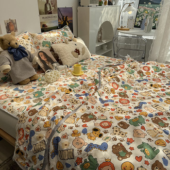 Summer latex mat three-piece summer cool quilt four-piece