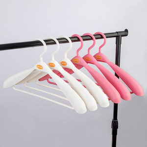 
Plastic clothes hanger, noble suit, woolen coat, down jacket, men's and women's clothes hanging trouser rack, widened for autumn and winter, 10-year warranty