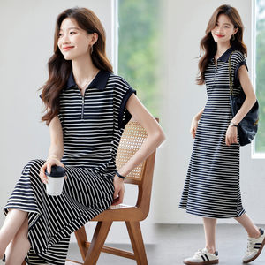 Women's Clothing/Ladies' Boutique Dresses 2025 Summer Cotton 48% Polyester 52%