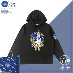 Nasa Parody of Slam Dunk Coach Anzai Co-Branded Hoodie for Men, Curry Autumn and Winter Fleece-Lined Jacket